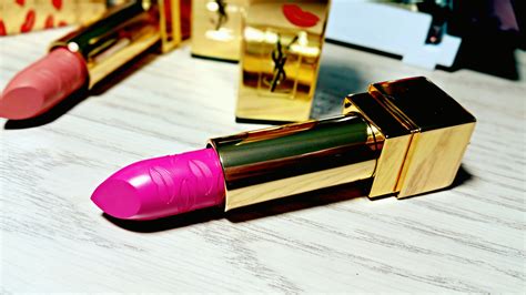 ysl rouge pur couture le fuchsia lipstick|YSL fuchsia pink review.